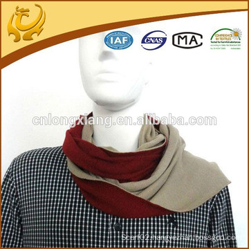 Own Factory Design Reversible 100% Silk Material Scarf Scarves For Mens